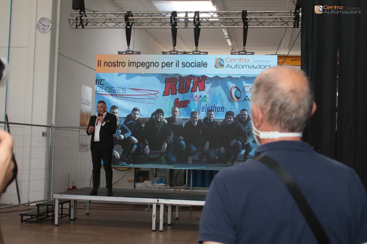 Centro Automazioni e Dynamic Technologies corrono per Telethon
